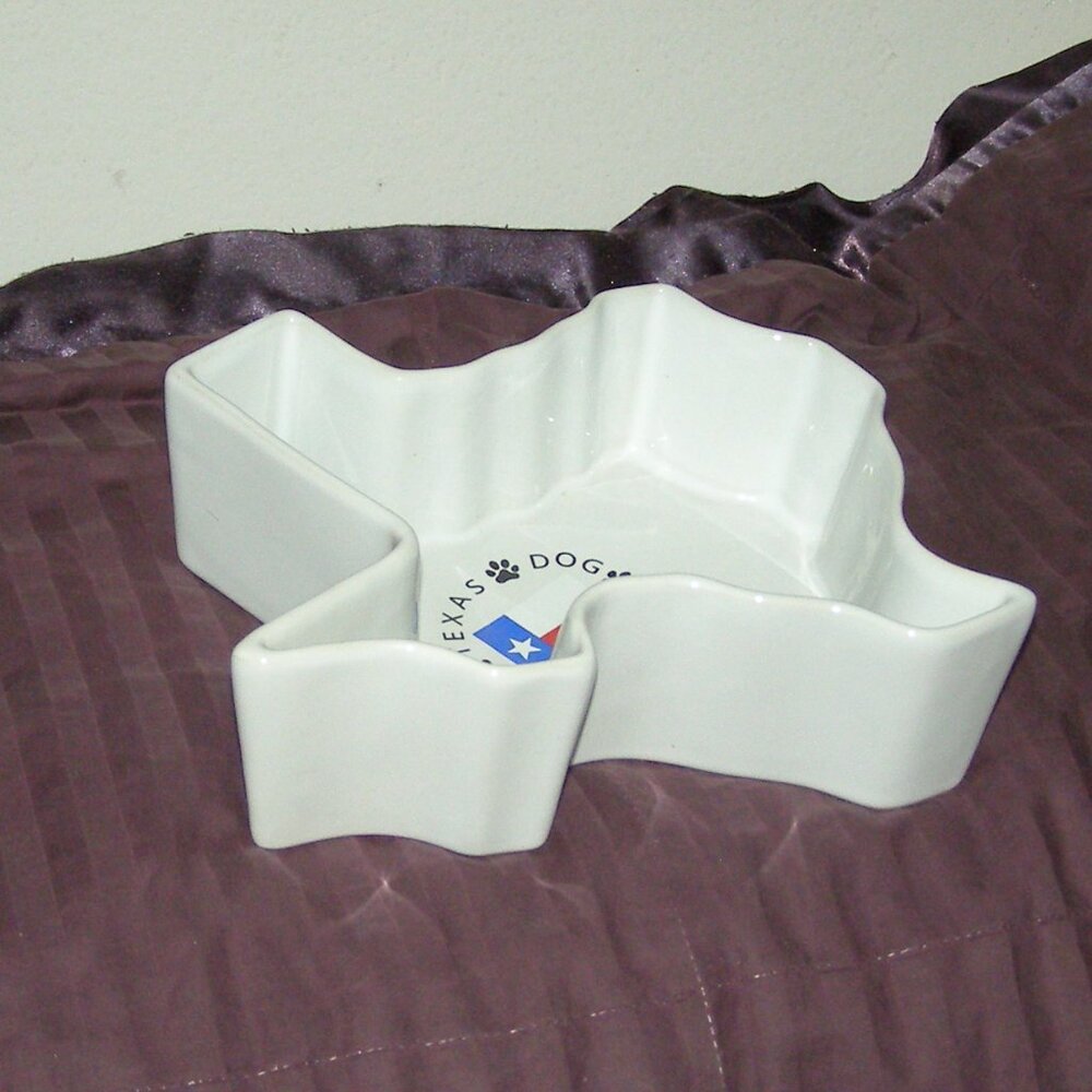 NEW Texas Shaped Dog Bowl Trinket Tray Great GIFT - Picture 6 of 10